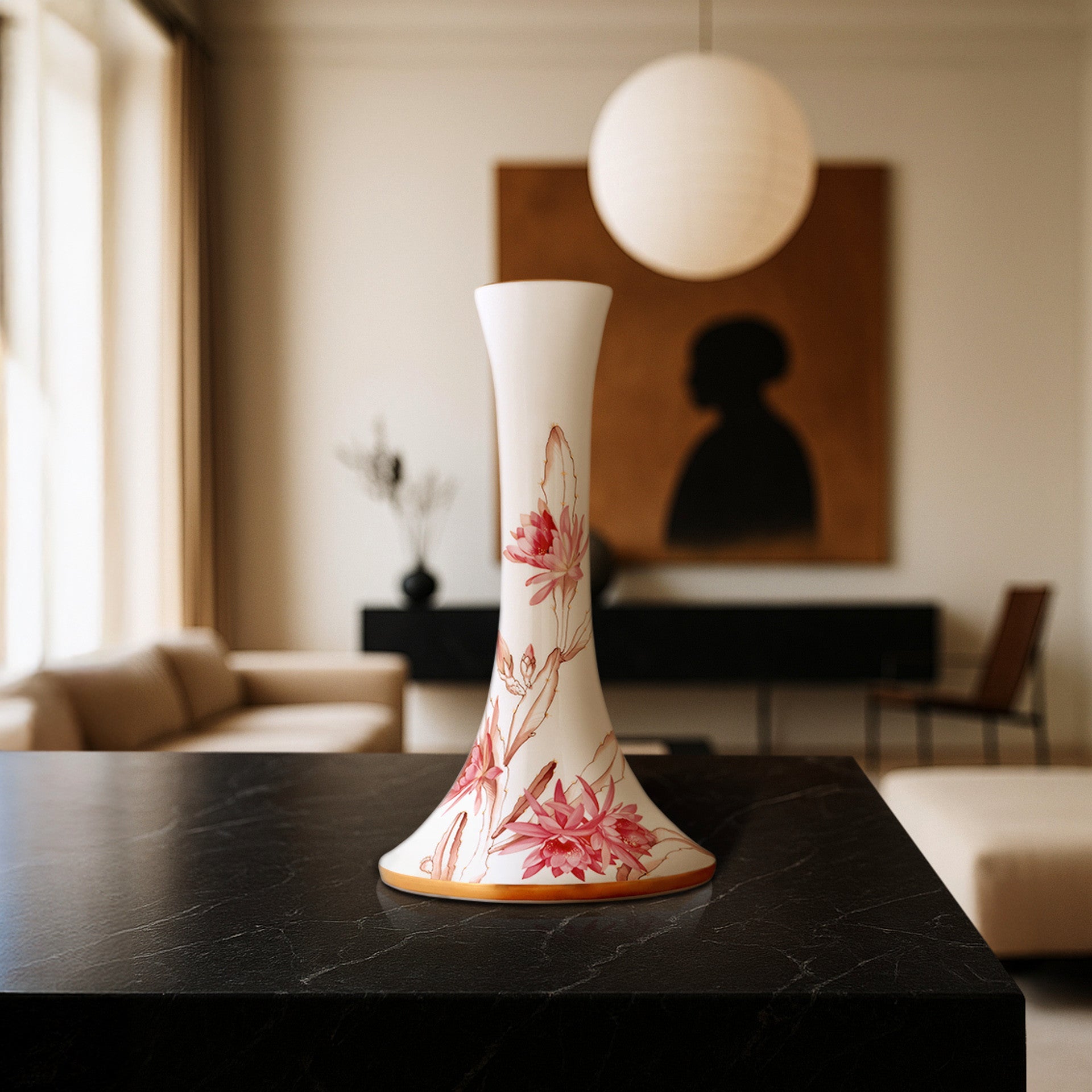 Vase "Blattkaktus", Lim. 25, H 48 cm | Meissen Limitierte Meisterwerke 23A084-50439 - Meissen Weimar