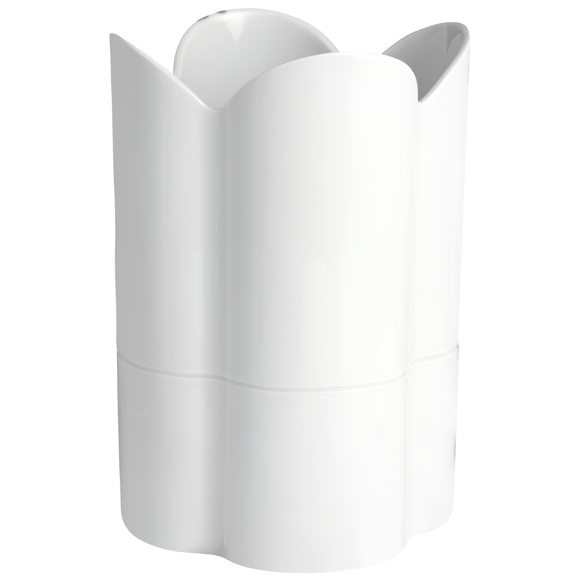 Vase blau - grün, H 23,5 cm | Meissen Unikate 63c046 - u6417 - Meissen Weimar