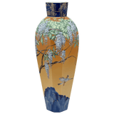 Vase "Blauregen bei Sonnenuntergang", Lim. 15, H 71 cm | Meissen Limitierte Meisterwerke