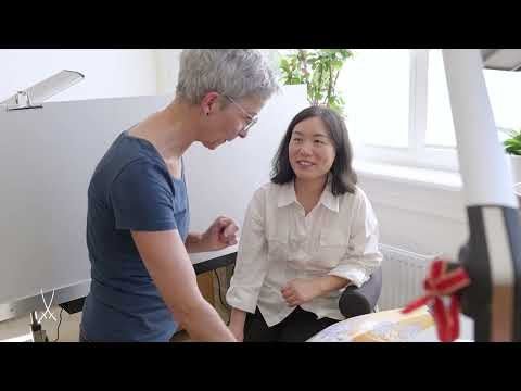 Vase Blauregen bei Sonnenuntergang, Porzellan, H 71 cm | Meissen Limitierte Meisterwerke 236584-50476 - Meissen Weimar