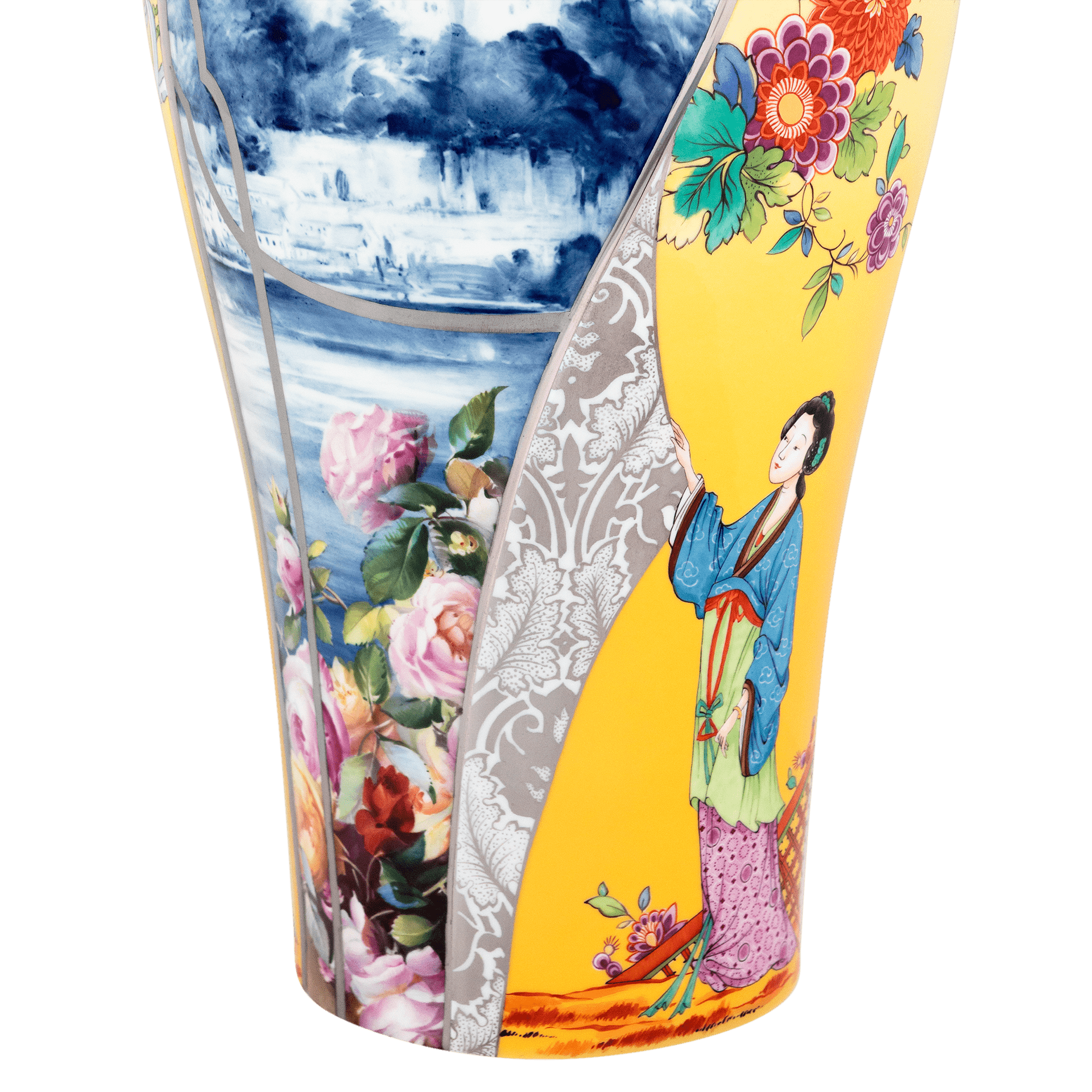 Vase "Blick nach Meißen", Lim. 15, H 46 cm | Meissen Limitierte Meisterwerke 58A184-50264 - Meissen Weimar