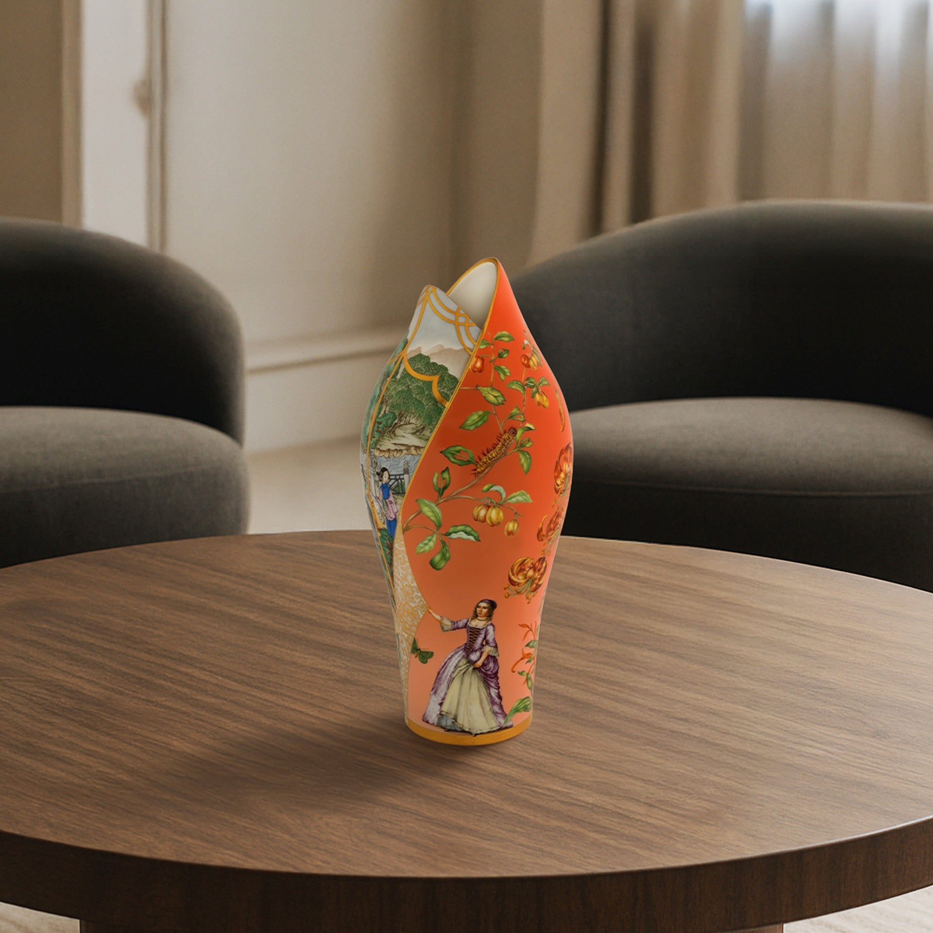 Vase "Blick nach Osten", Lim. 15, H 46 cm | Meissen Limitierte Meisterwerke 20B084-50264 - Meissen Weimar