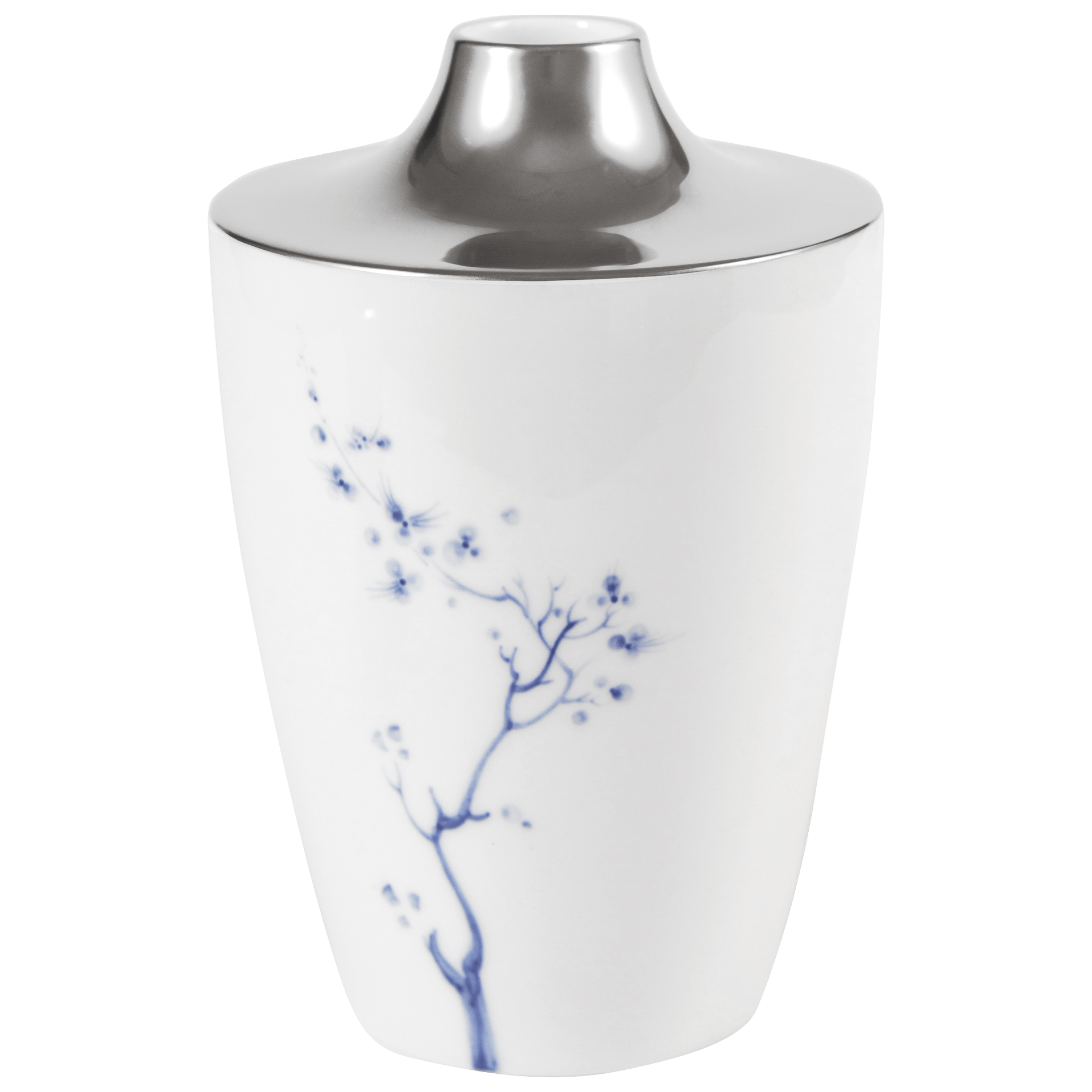 Vase Blue Orchid Platinum H 18 cm | Meissen Cosmopolitan 99a230 - 50531 - Meissen Weimar