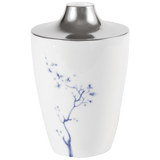Vase Blue Orchid Platinum H 18 cm | Meissen Cosmopolitan