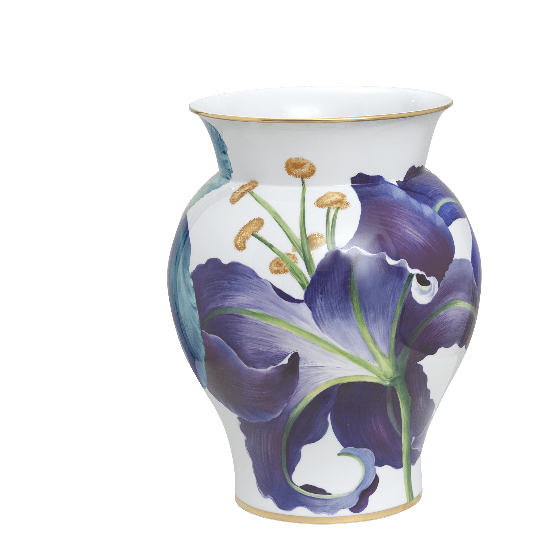 Vase Blühende Farben H 45 cm | Meissen Exklusiv - Kollektion 932p80 - 50435 - Meissen Weimar