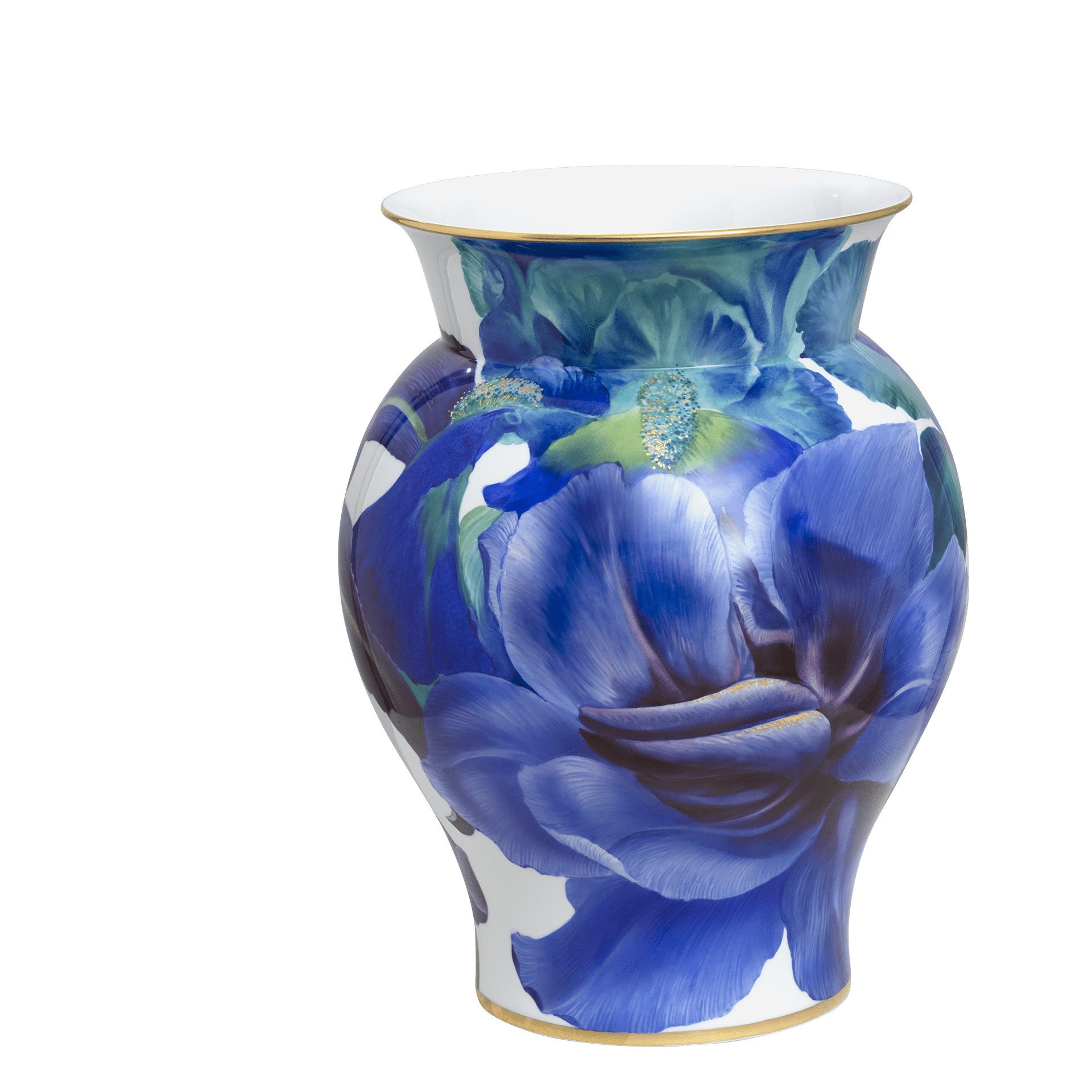Vase Blühende Farben H 45 cm | Meissen Exklusiv - Kollektion 932p80 - 50435 - Meissen Weimar