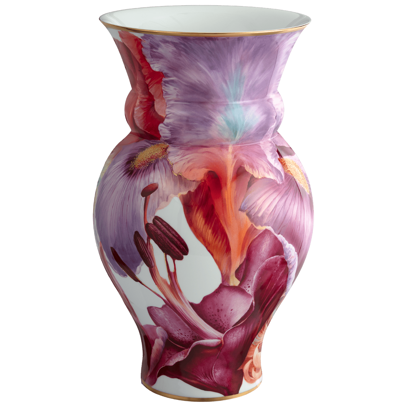 Vase Blühende Farben, H 57 cm | Meissen Exklusiv - Kollektion 932p80 - 50463 - Meissen Weimar