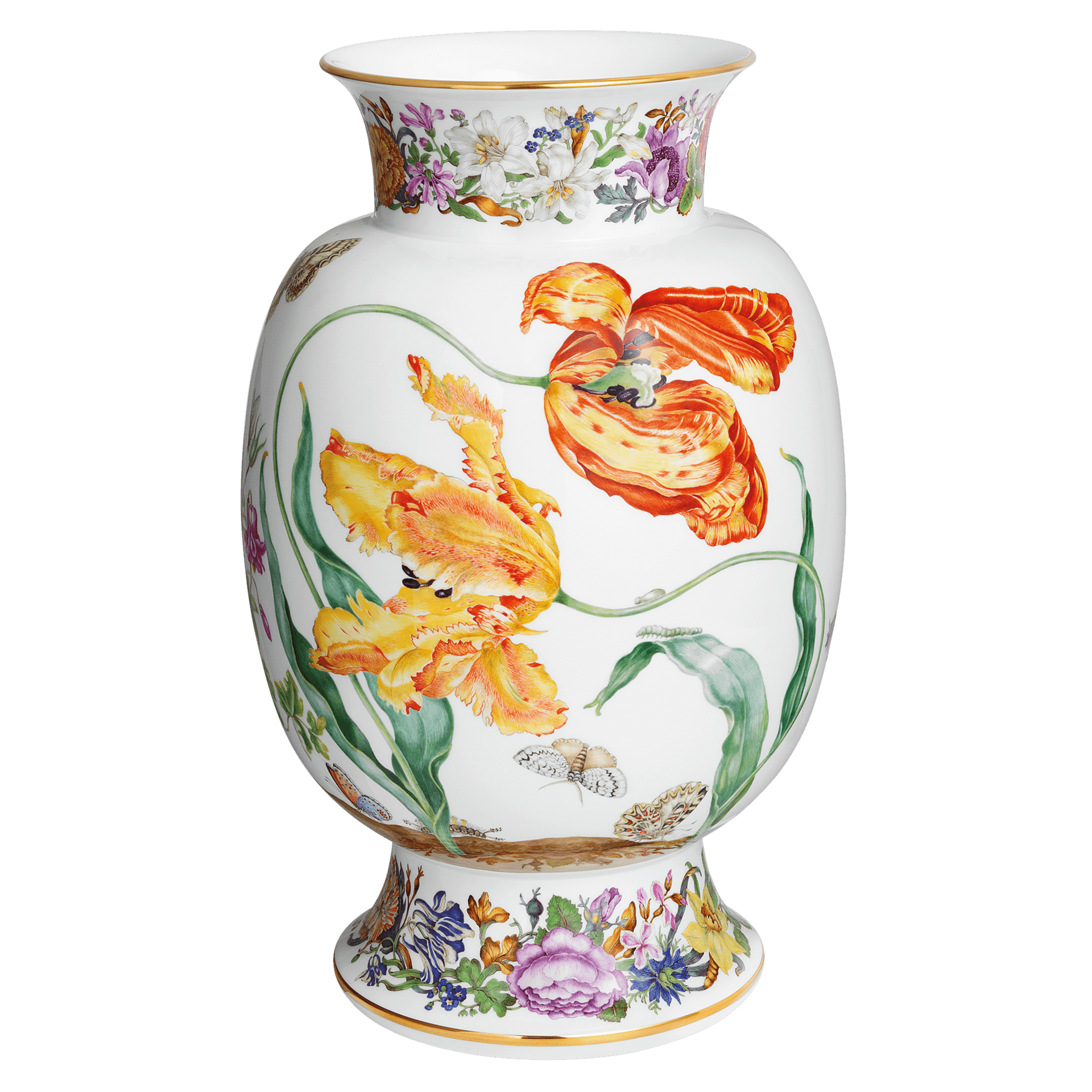 Vase Blumenmalerei H 35,5 cm | Meissen Exklusiv - Kollektion 205380 - 50400 - Meissen Weimar