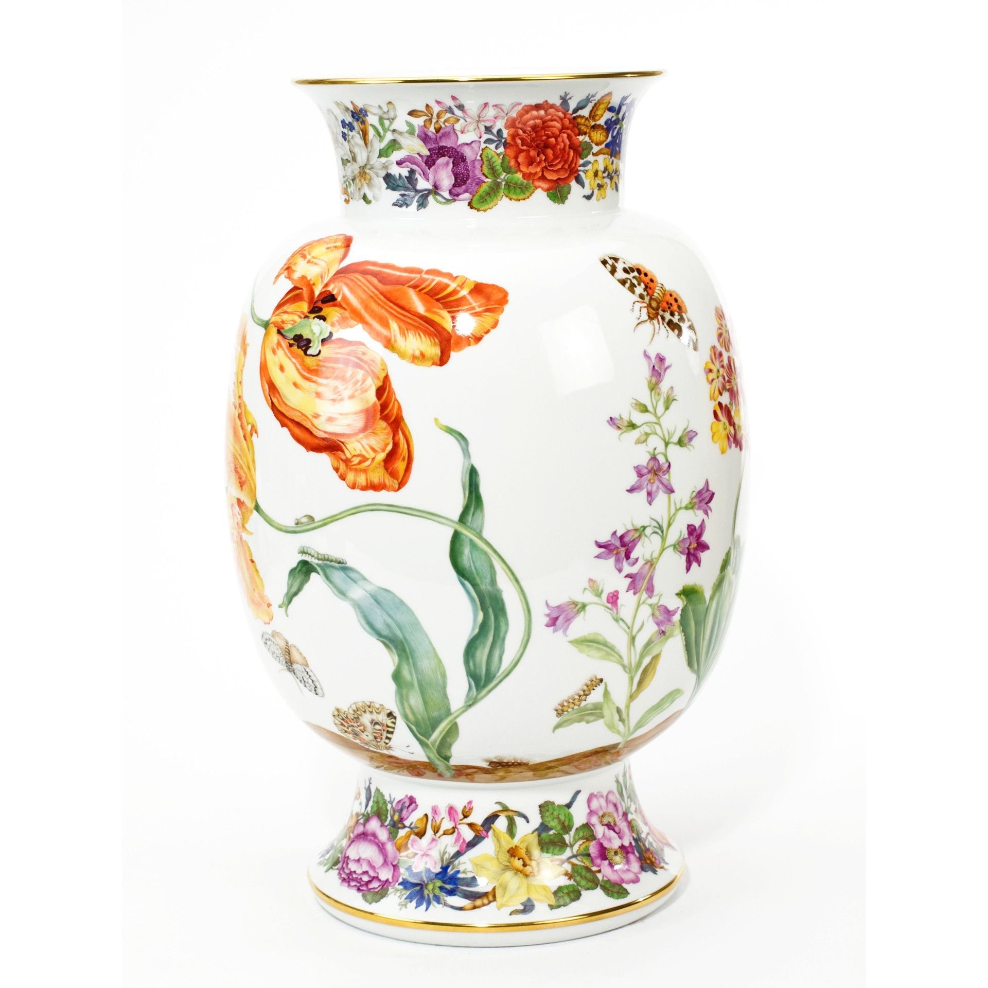 Vase Blumenmalerei H 35,5 cm | Meissen Exklusiv - Kollektion 205380 - 50400 - Meissen Weimar