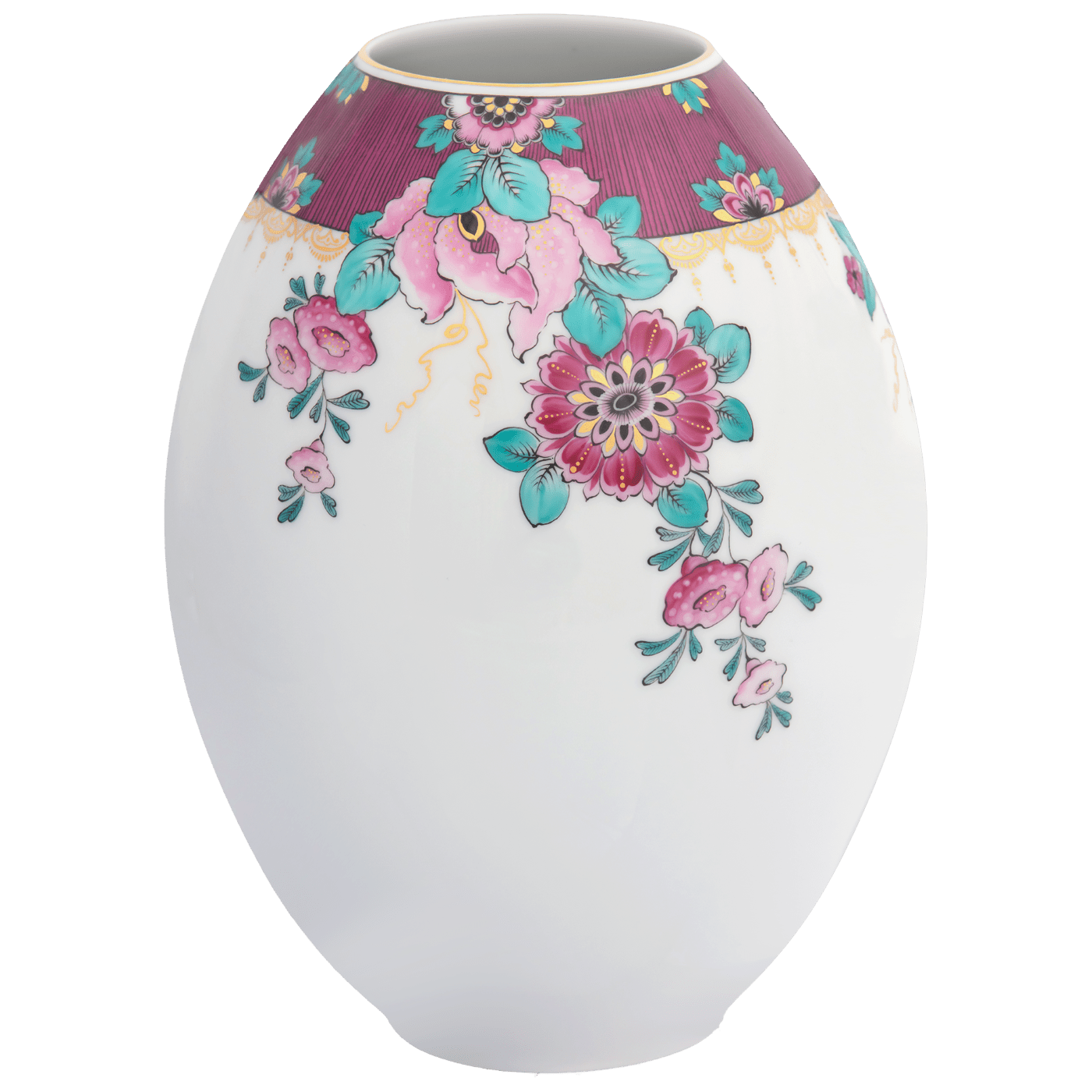 Vase Blütenfantasie, Porzellan, H 25 cm, limitiert | Meissen Vasen Kollektion 57a374 - 50511 - Meissen Weimar