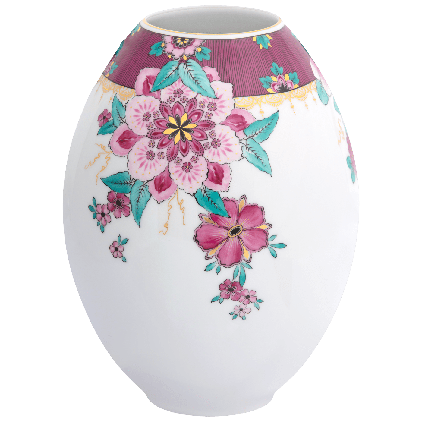 Vase Blütenfantasie, Porzellan, H 25 cm, limitiert | Meissen Vasen Kollektion 57a374 - 50511 - Meissen Weimar