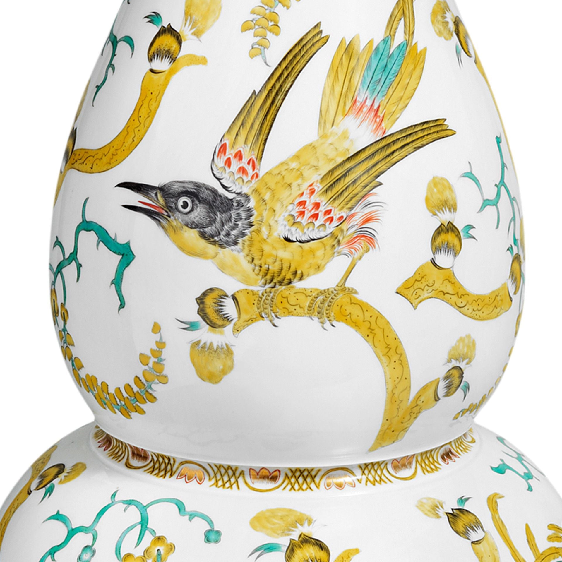 Vase Bunt, H 40 cm | Meissen Exklusiv - Kollektion 608980 - 50407 - Meissen Weimar