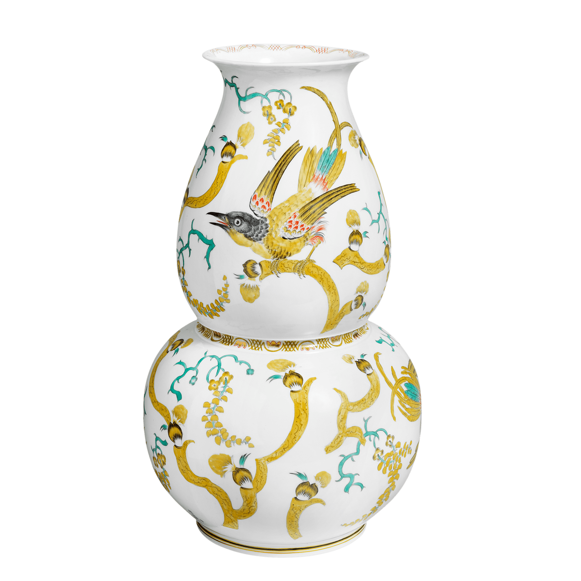 Vase Bunt, H 40 cm | Meissen Exklusiv - Kollektion 608980 - 50407 - Meissen Weimar