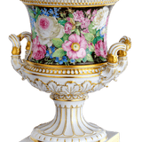 Vase Crater Vase Flower Painting, H 35 cm | Meissen Vasen Kollektion