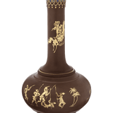 Vase Die Entführung, Böttgersteinzeug, H 47 cm | Meissen Böttgersteinzeug
