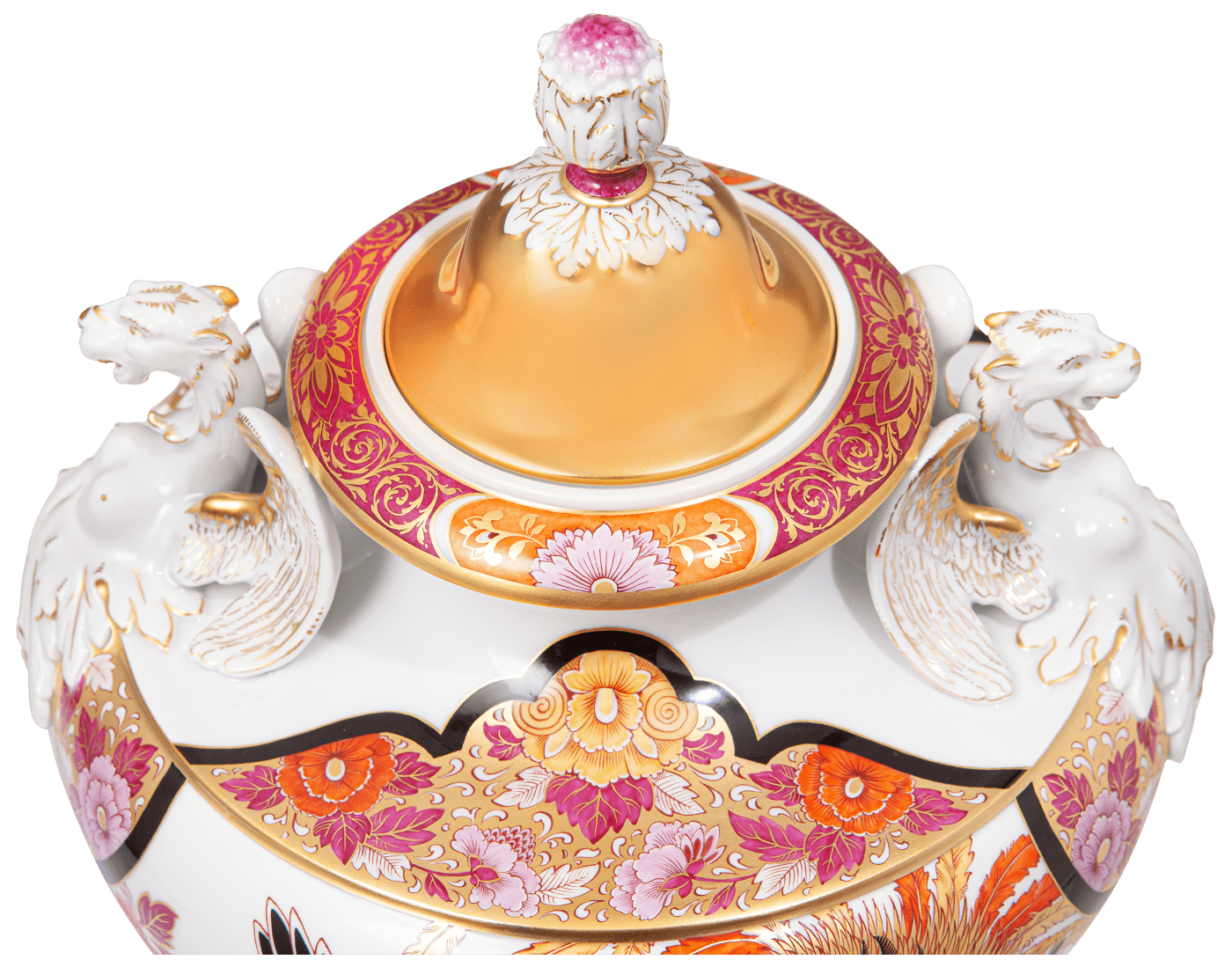 Vase Drache und Phönix H 34 cm | Meissen Limitierte Meisterwerke 59a484 - 51m75 - Meissen Weimar