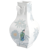 Vase, eckig, groß, Exotic Spring, H 25,5 cm | Meissen Butterfly Collection