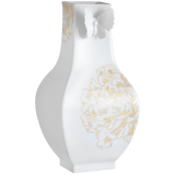 Vase, eckig, groß, "Giant Bloom Gold", H 25,5 cm | Meissen Butterfly Collection