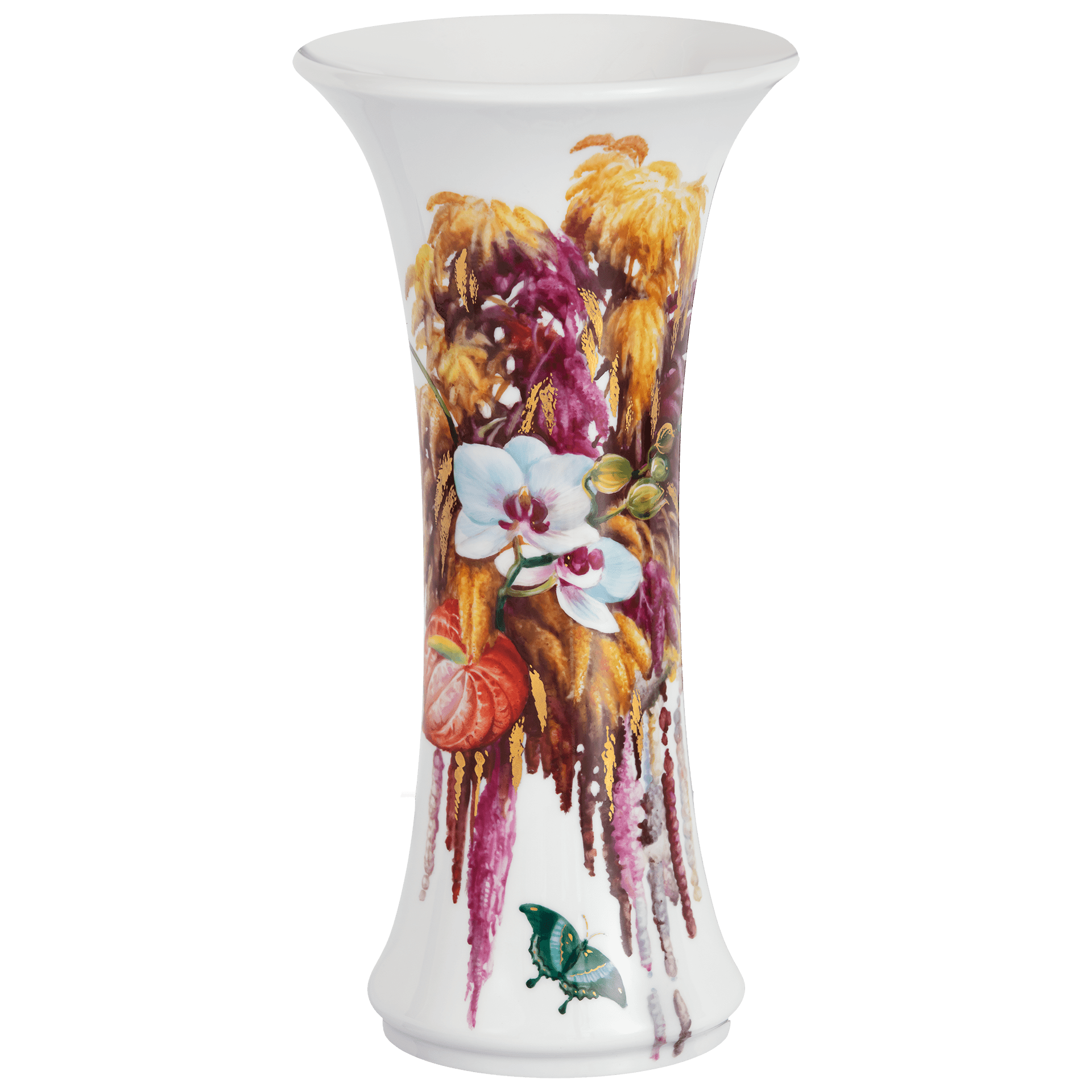 Vase Exotik III Limitiert H 25 cm | Meissen Neuer Ausschnitt 930a74 - 50272 - Meissen Weimar