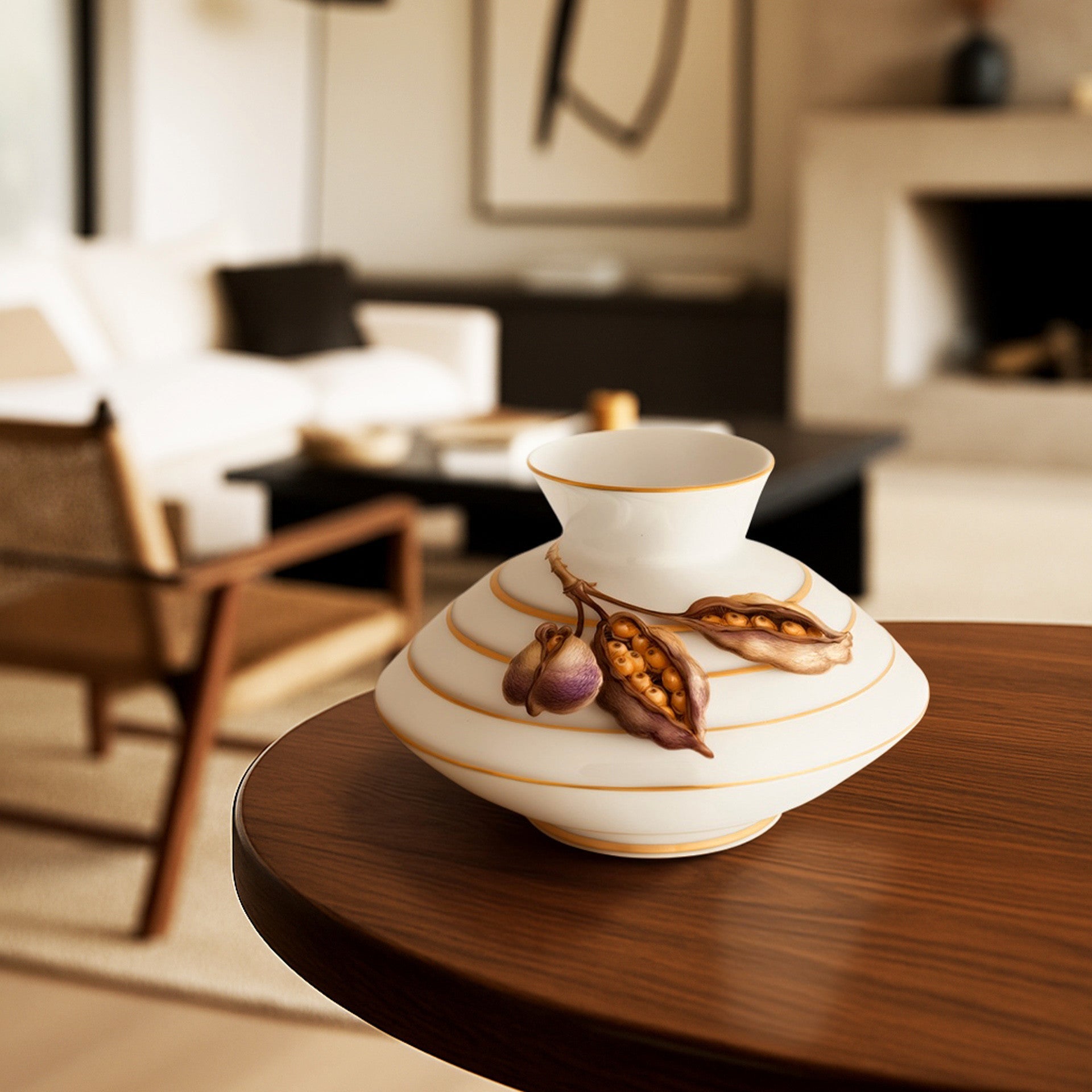 Vase "Früchte des Glücksbaums", Lim. 50, H 14 cm | Meissen Limited Edition 213074-50267 - Meissen Weimar