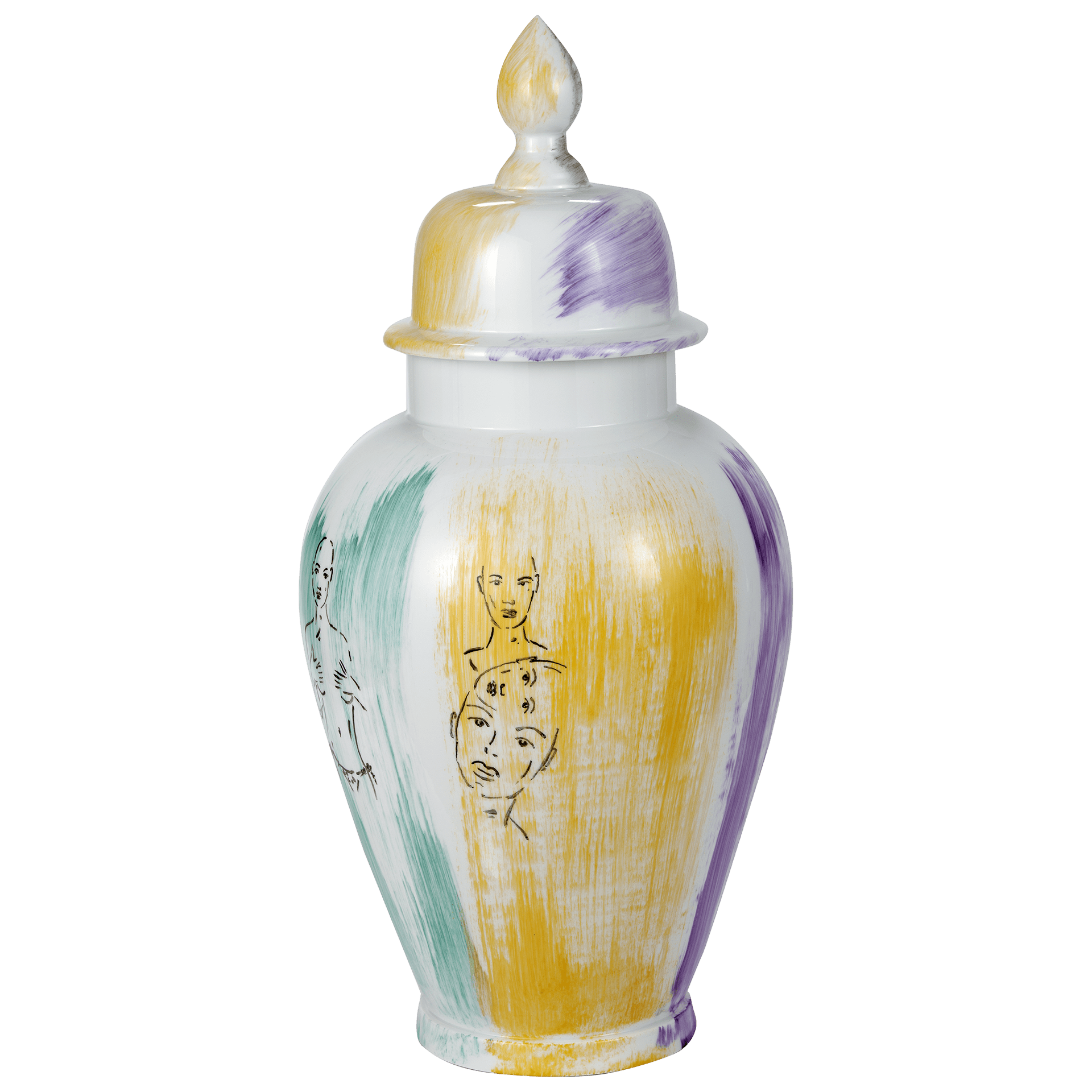 Vase Goldrush II, H 64 cm | Meissen Unikate 63c052 - u5419 - Meissen Weimar