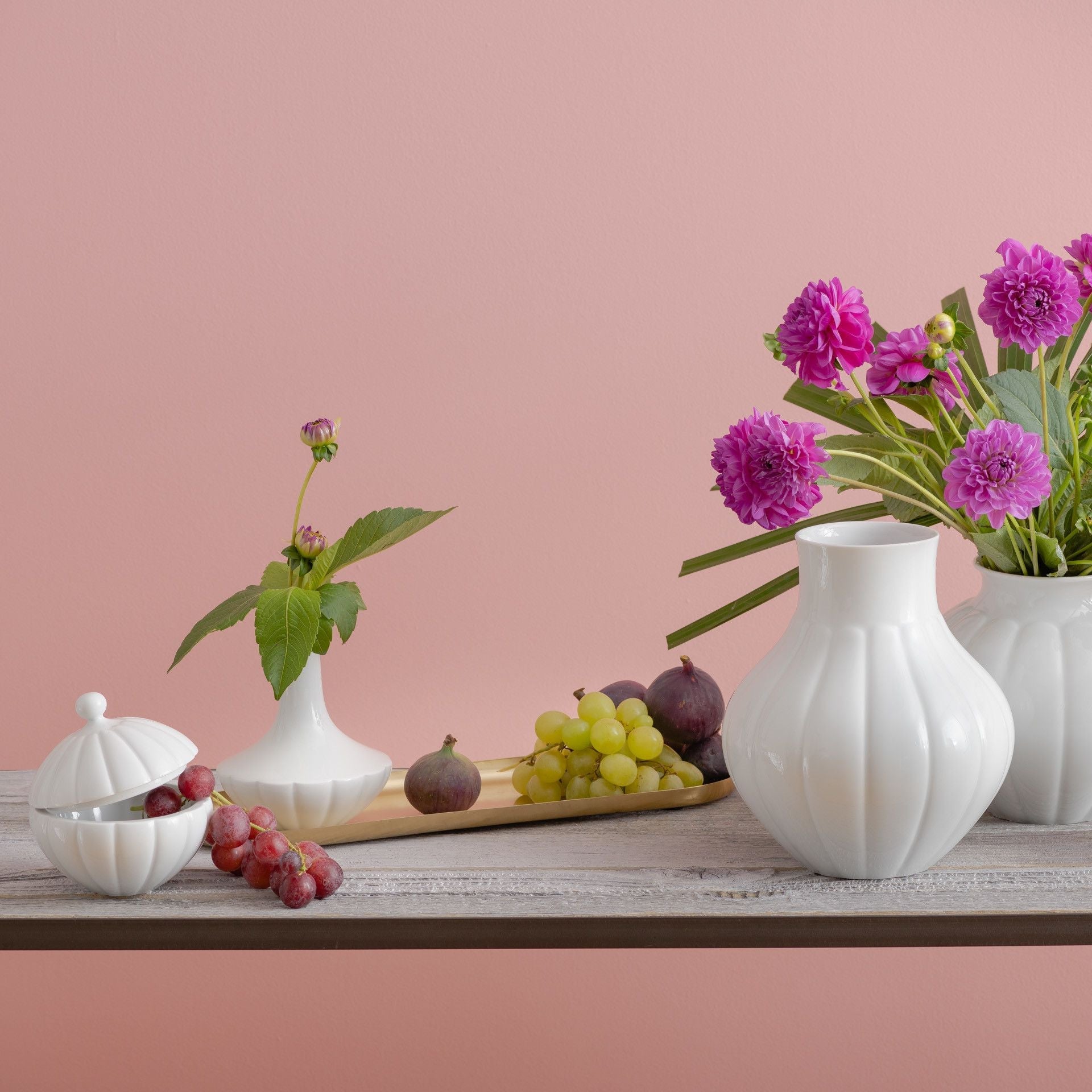 Vase, groß, H 21,5 cm | Meissen Landscape 000001 - 50571 - Meissen Weimar
