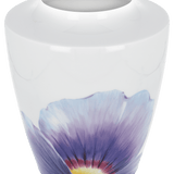 Vase, groß, Malerrei "Giant Bloom", Stiefmütterchen, H 21 cm | Meissen Vasen Kollektion