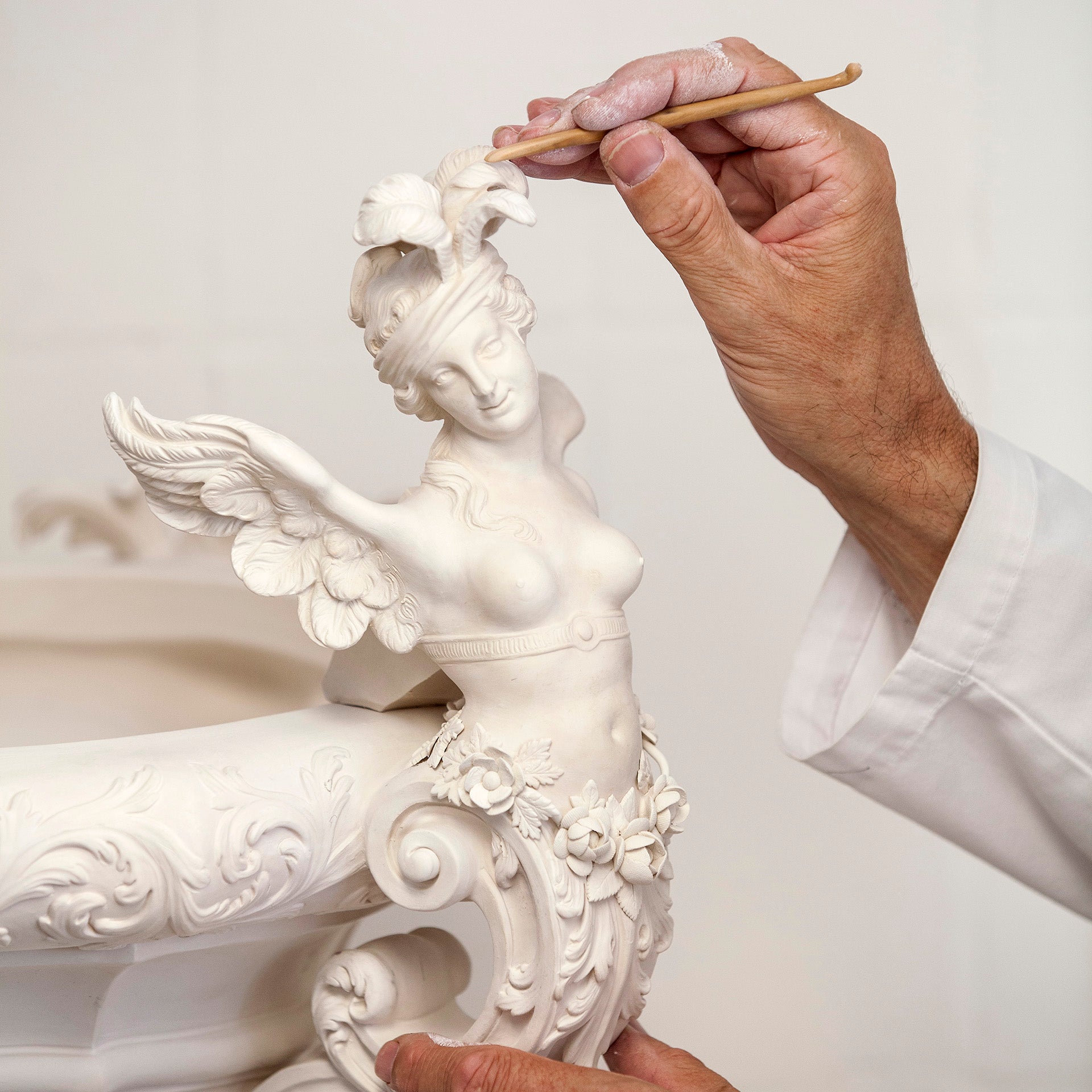 Vase, Groteske, H 120 cm | Meissen Limitierte Meisterwerke 209084 - 81m09 - Meissen Weimar