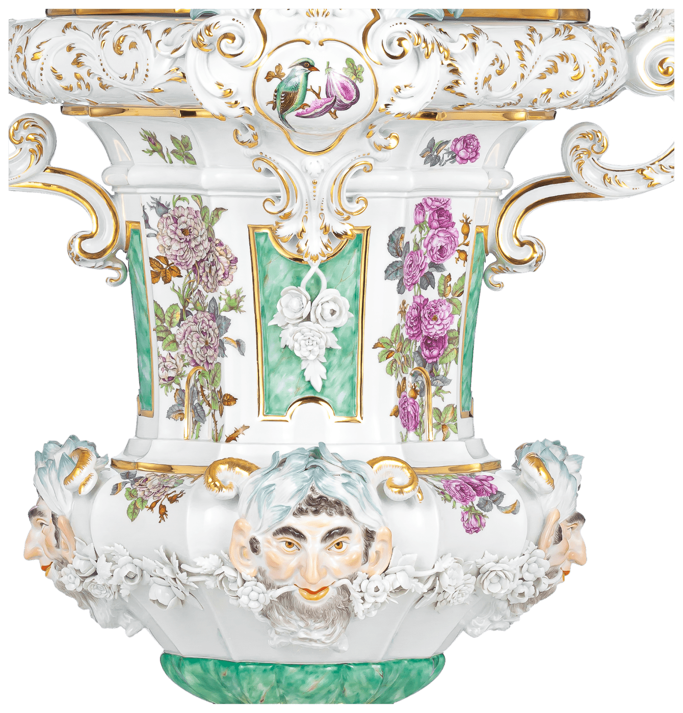 Vase, Groteske, H 120 cm | Meissen Limitierte Meisterwerke 209084 - 81m09 - Meissen Weimar