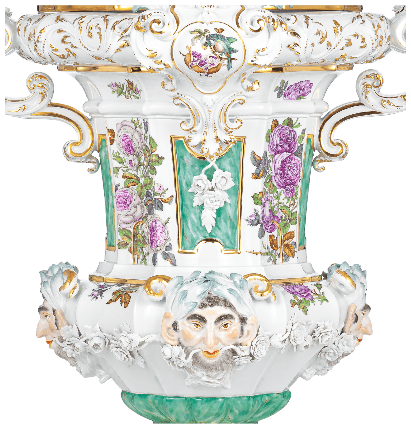 Vase, Groteske, H 120 cm | Meissen Limitierte Meisterwerke 209084 - 81m09 - Meissen Weimar