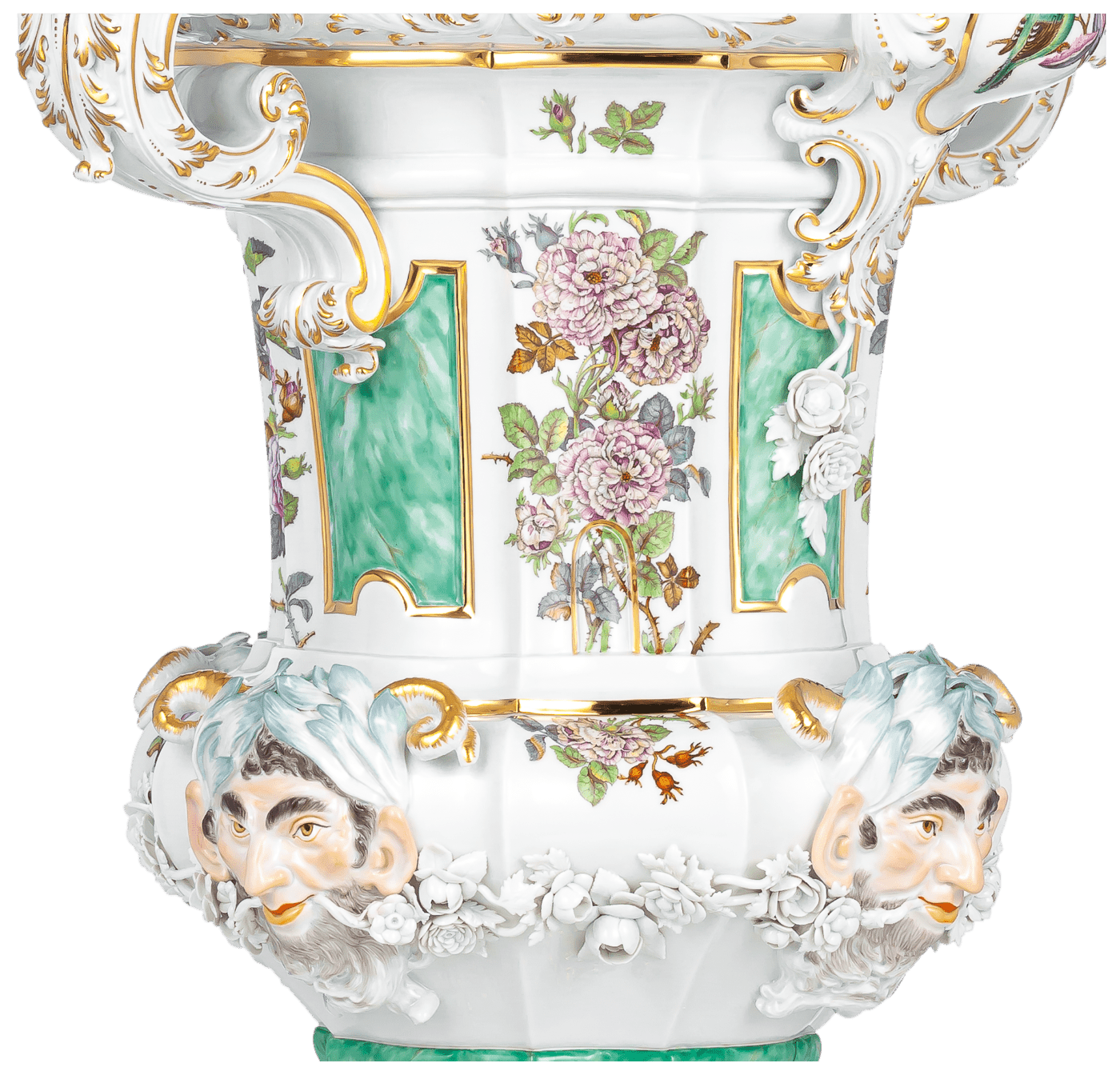 Vase, Groteske, H 120 cm | Meissen Limitierte Meisterwerke 209084 - 81m09 - Meissen Weimar