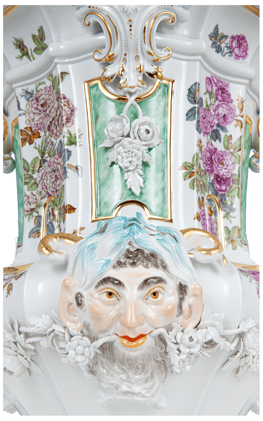 Vase, Groteske, H 120 cm | Meissen Limitierte Meisterwerke 209084 - 81m09 - Meissen Weimar