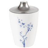 Vase Blue Orchid Platin H 11 cm | Meissen Cosmopolitan