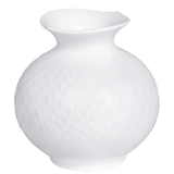Vase, klein, Weiß, H 9 cm | Accessoires Meissen Wellenspiel Relief