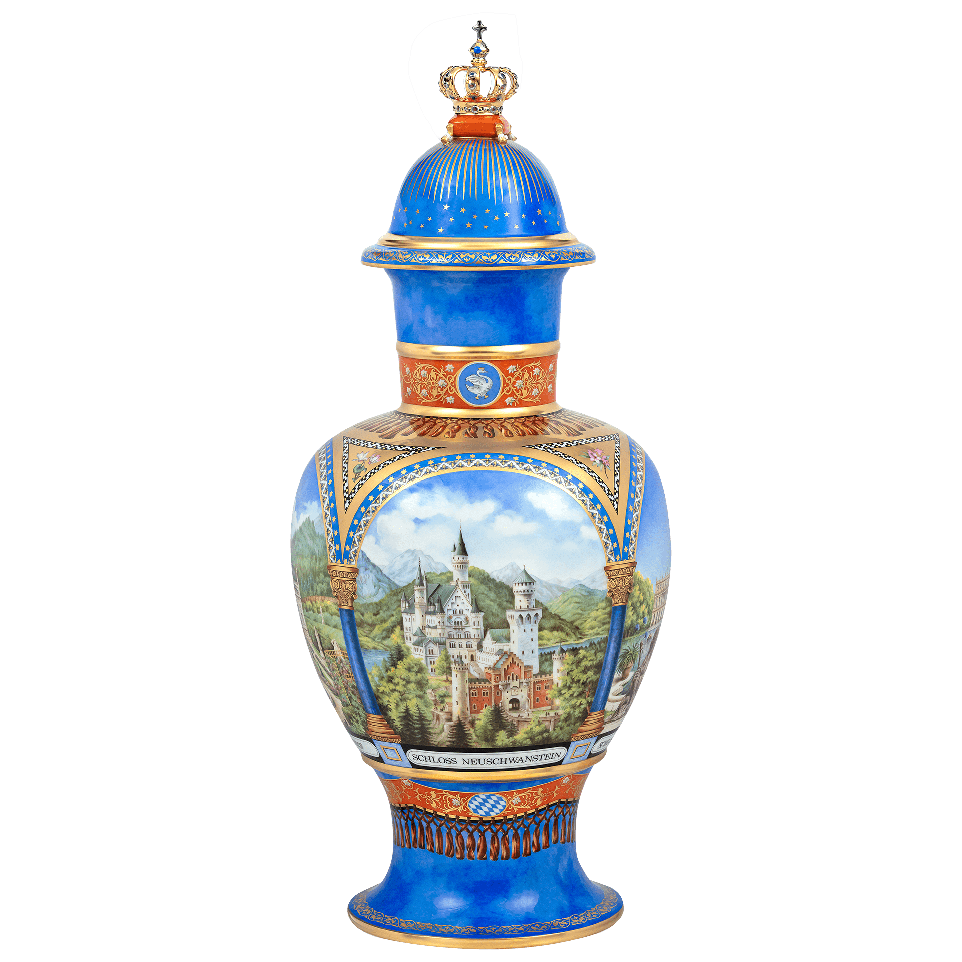 Vase König Ludwig, Limitiert, H 69 cm | Meissen Limitierte Meisterwerke 277284 - 51328 - Meissen Weimar