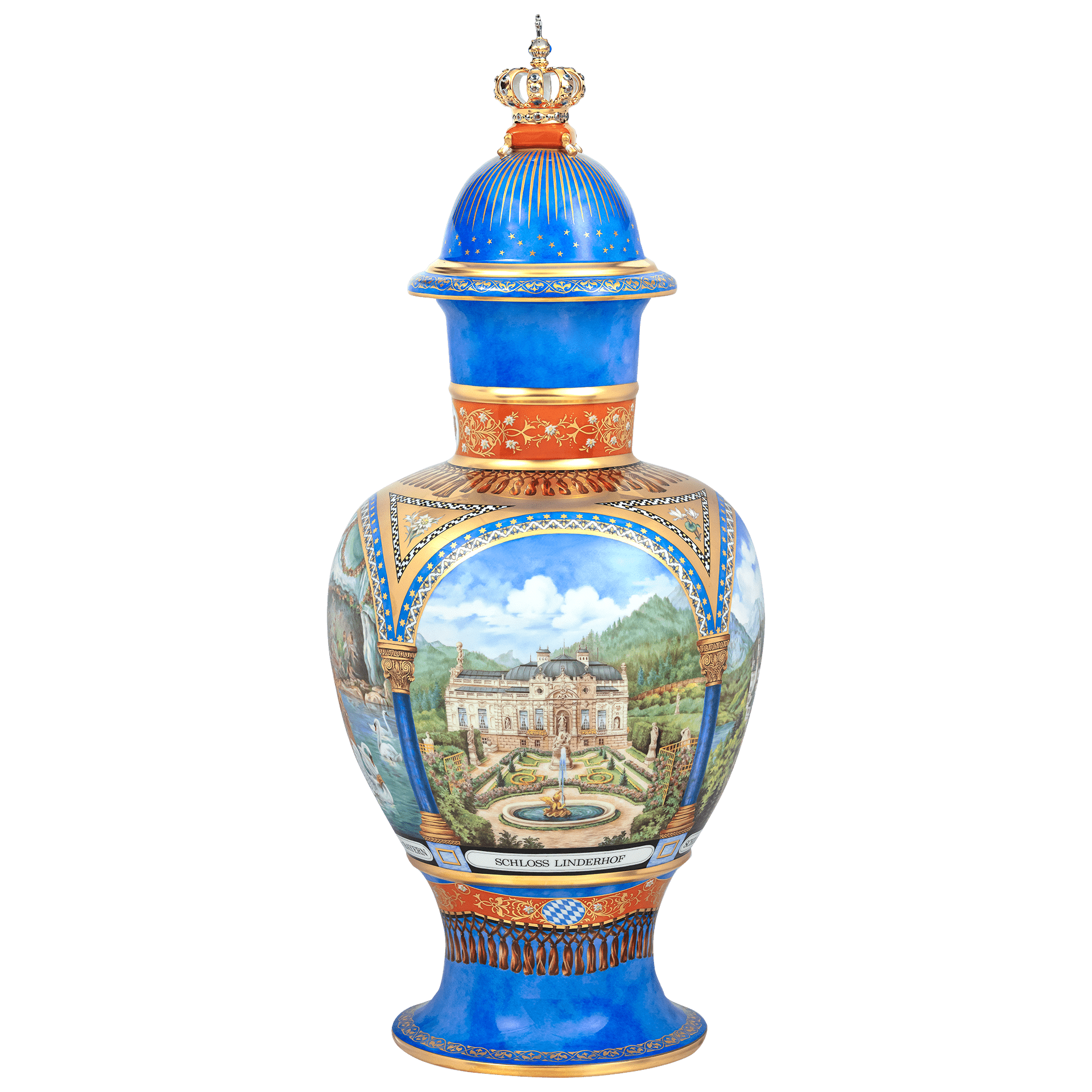 Vase König Ludwig, Limitiert, H 69 cm | Meissen Limitierte Meisterwerke 277284 - 51328 - Meissen Weimar