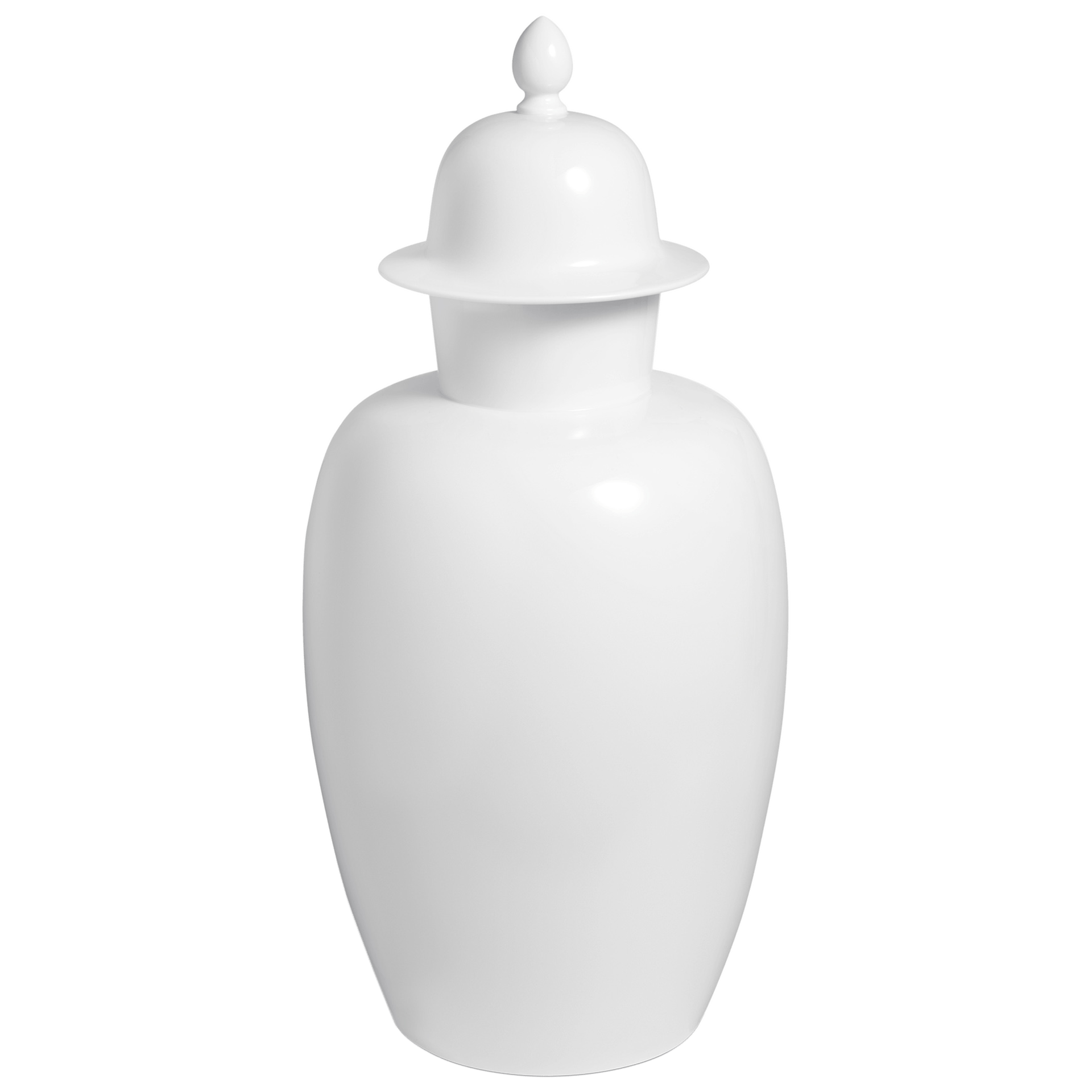 Vase Kranich, Weiß - Braun, H 53 cm, limitiert | Meissen Limitierte Meisterwerke 61a284 - 51114 - Meissen Weimar
