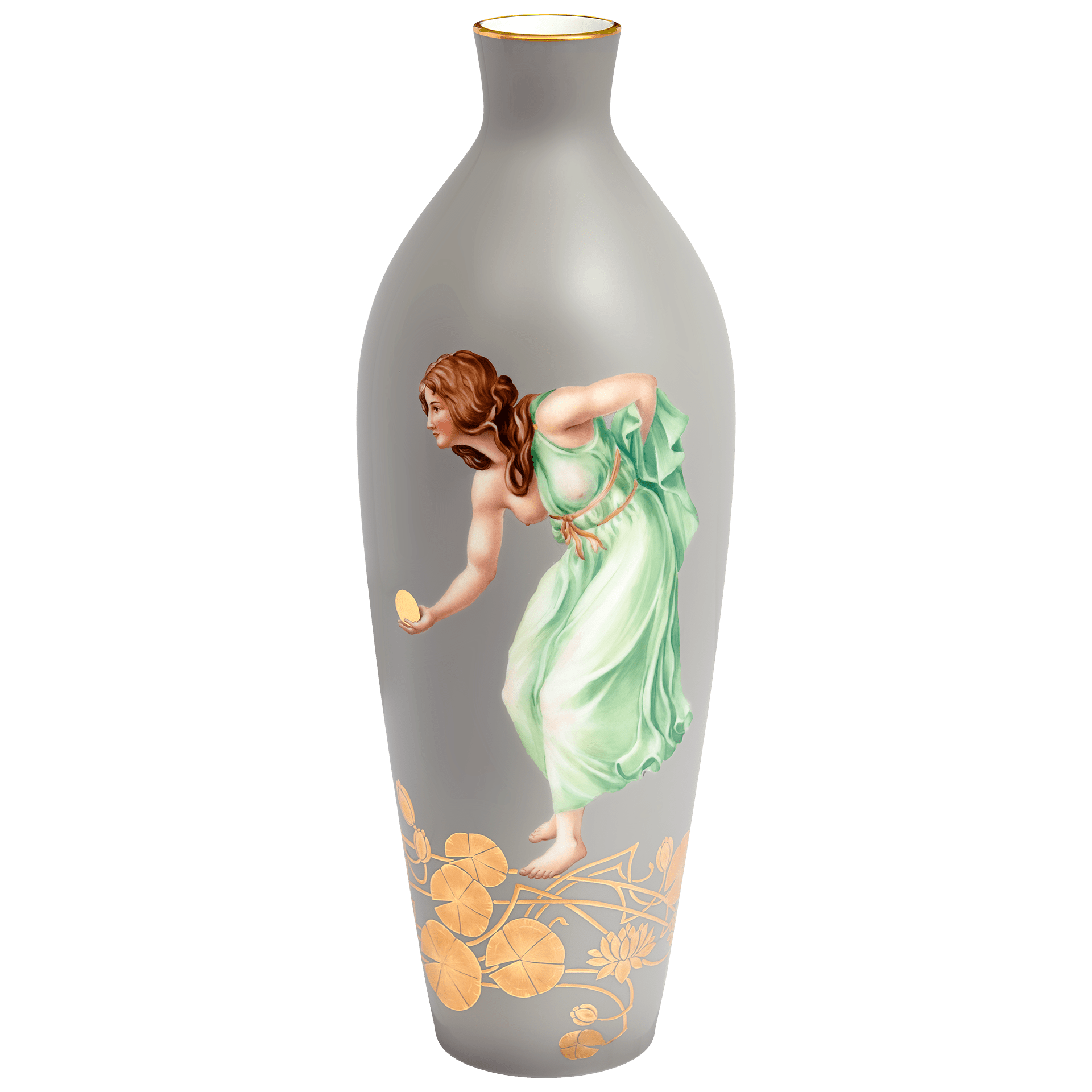 Vase Kugelspielerin, H 38 cm, limitiert | Meissen Limitierte Meisterwerke 27a484 - 50393 - Meissen Weimar
