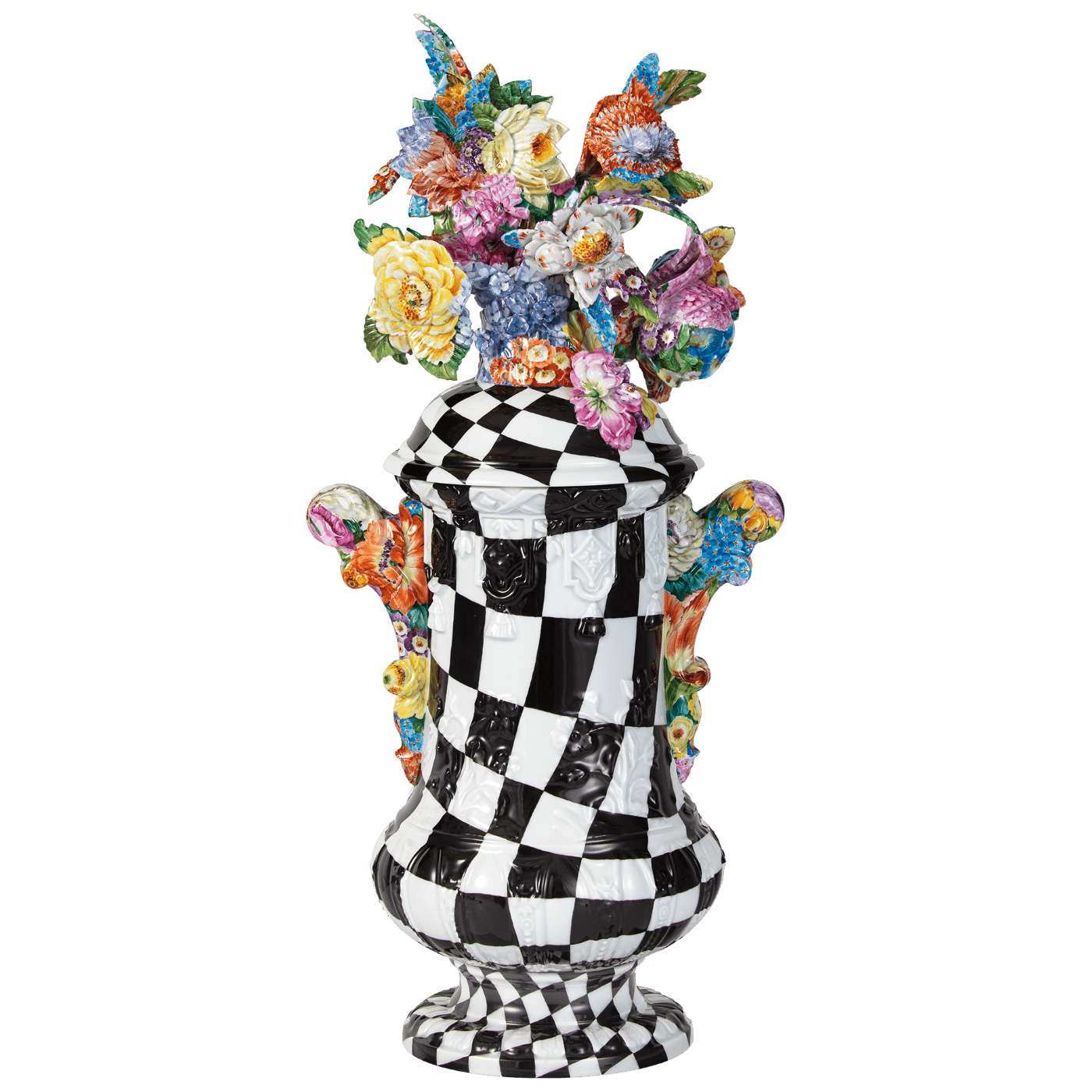 Vase limitiert handbemalt H 42 cm | Meissen Limitierte Meisterwerke 955084 - 82388 - Meissen Weimar