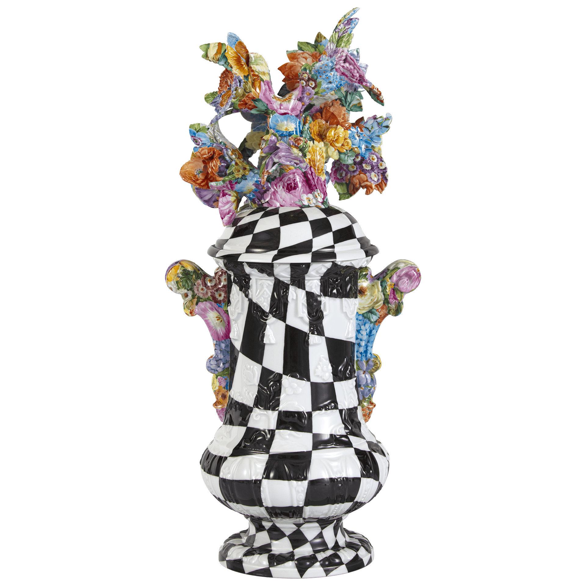 Vase limitiert handbemalt H 42 cm | Meissen Limitierte Meisterwerke 955084 - 82388 - Meissen Weimar