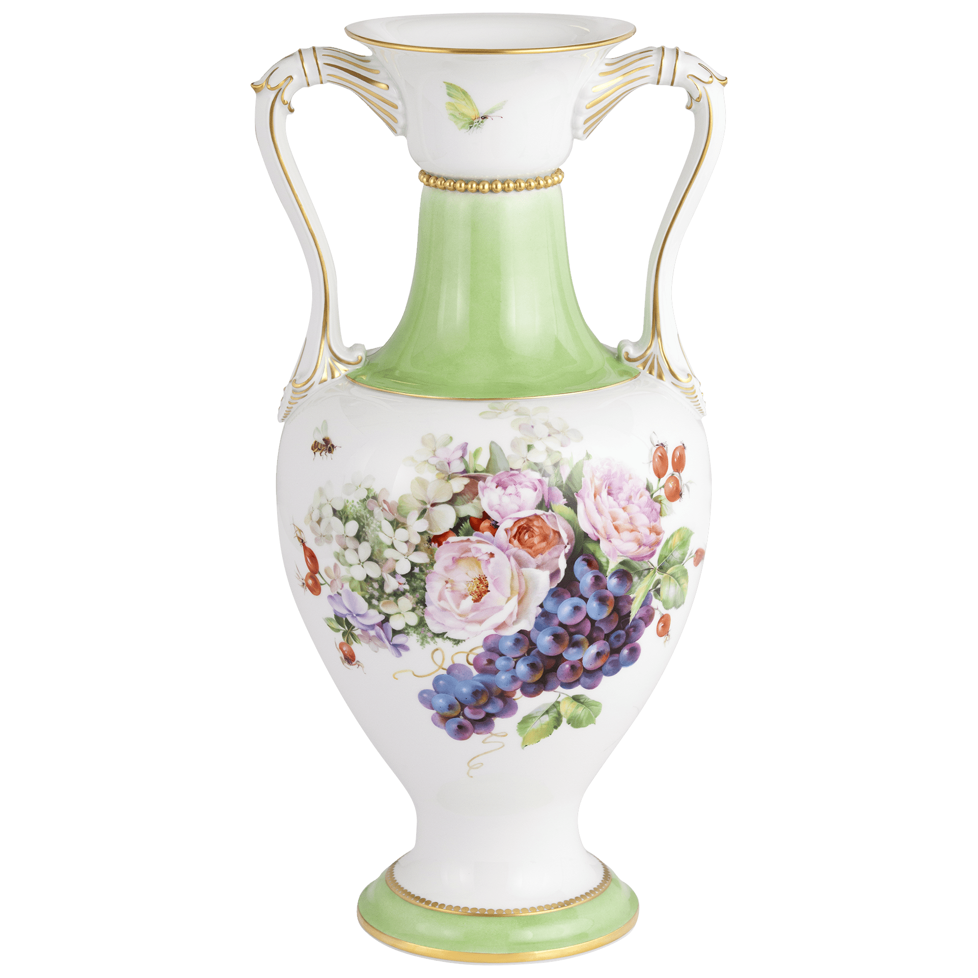 Vase limitiert handbemalt H 46 cm | Meissen Limitierte Meisterwerke 254984 - 50438 - Meissen Weimar