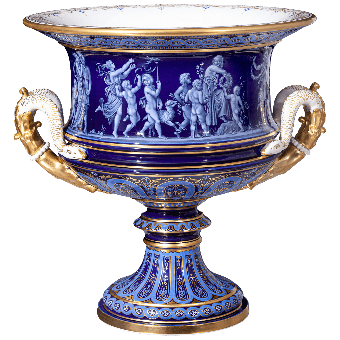 Vase, Limogesmalerei, H 30 cm | Meissen Limitierte Meisterwerke 274284 - 50m66 - Meissen Weimar