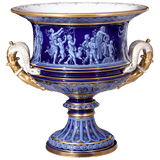 Vase, Limogesmalerei, H 30 cm | Meissen Limitierte Meisterwerke