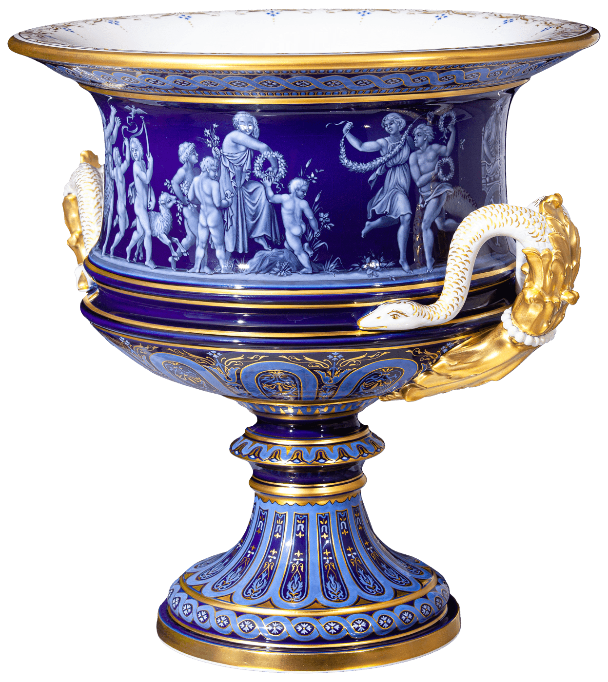 Vase, Limogesmalerei, H 30 cm | Meissen Limitierte Meisterwerke 274284 - 50m66 - Meissen Weimar
