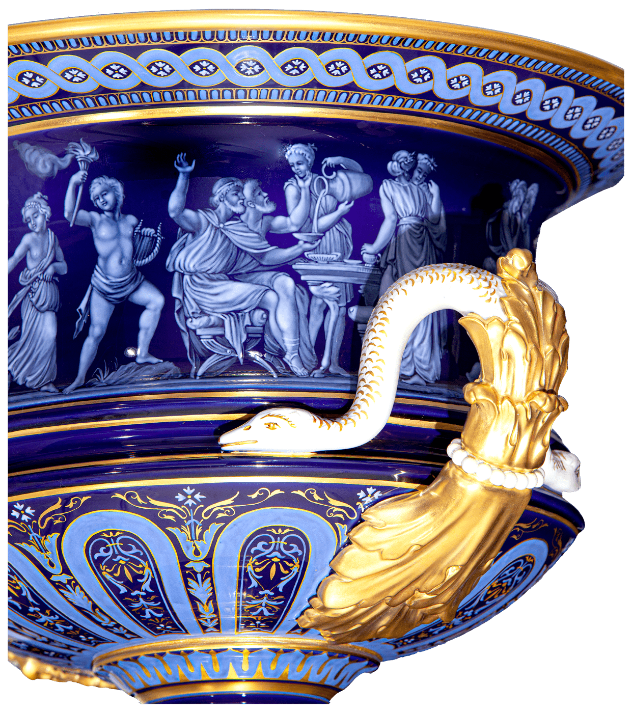 Vase, Limogesmalerei, H 30 cm | Meissen Limitierte Meisterwerke 274284 - 50m66 - Meissen Weimar