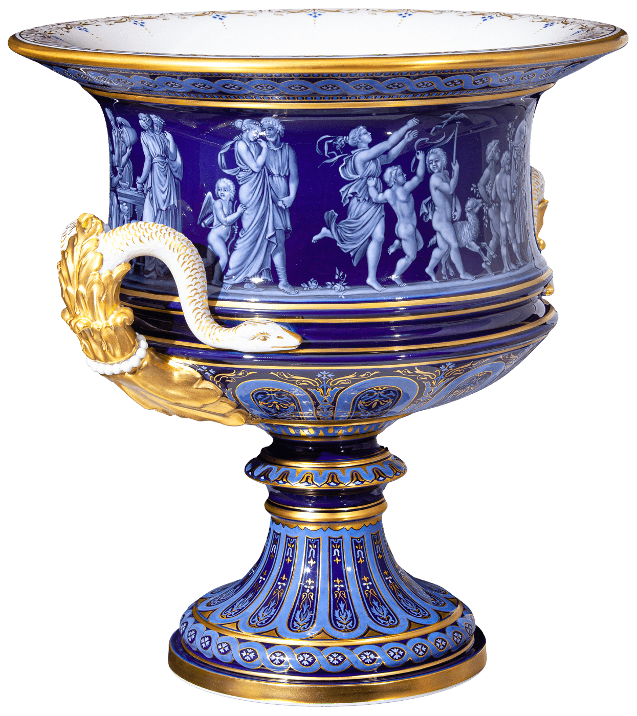 Vase, Limogesmalerei, H 30 cm | Meissen Limitierte Meisterwerke 274284 - 50m66 - Meissen Weimar
