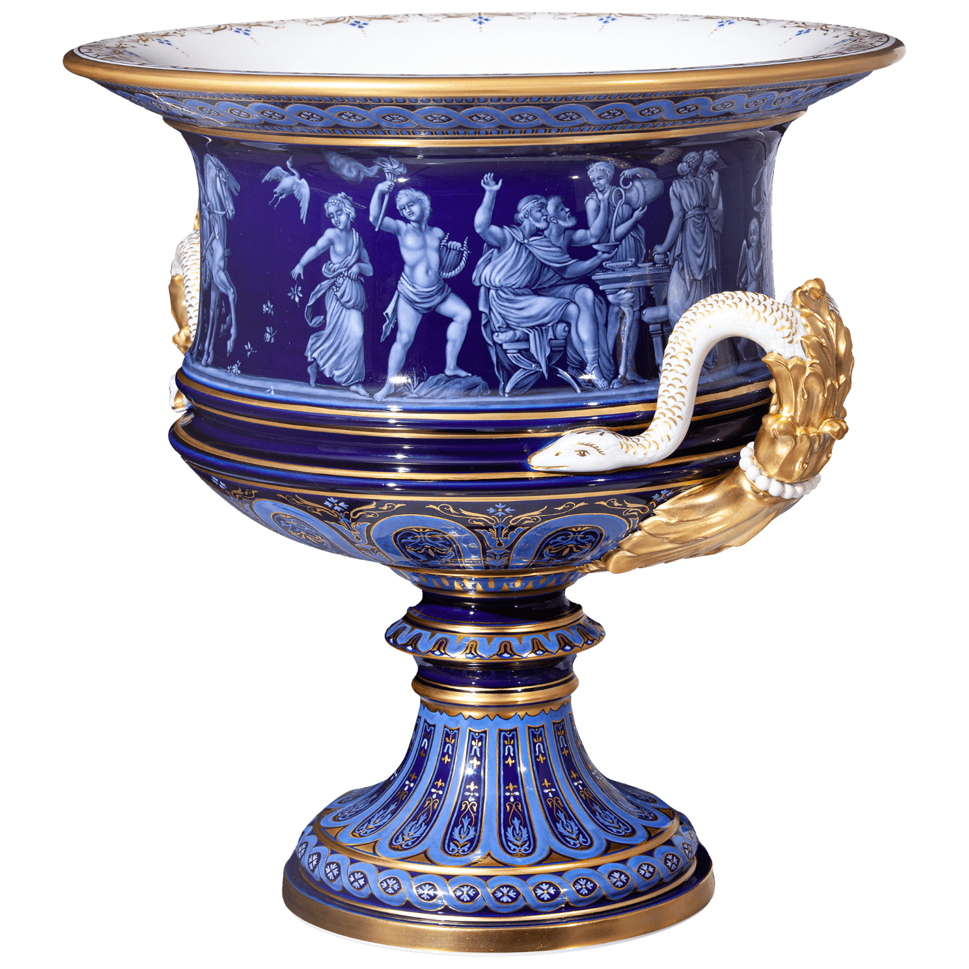 Vase, Limogesmalerei, H 30 cm | Meissen Limitierte Meisterwerke 274284 - 50m66 - Meissen Weimar