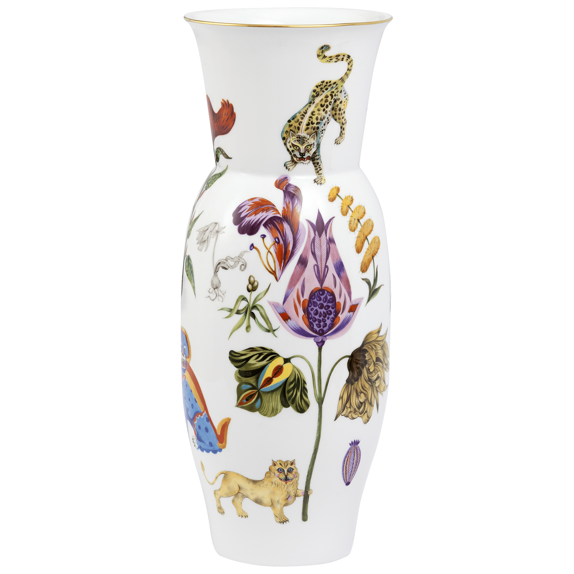 Vase Lion Garden H 34,5 cm | Meissen Vasen Kollektion 65c055 - 50330 - Meissen Weimar