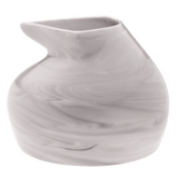 Vase marmoriert light grey, H 11 cm | Meissen Antactica Collection