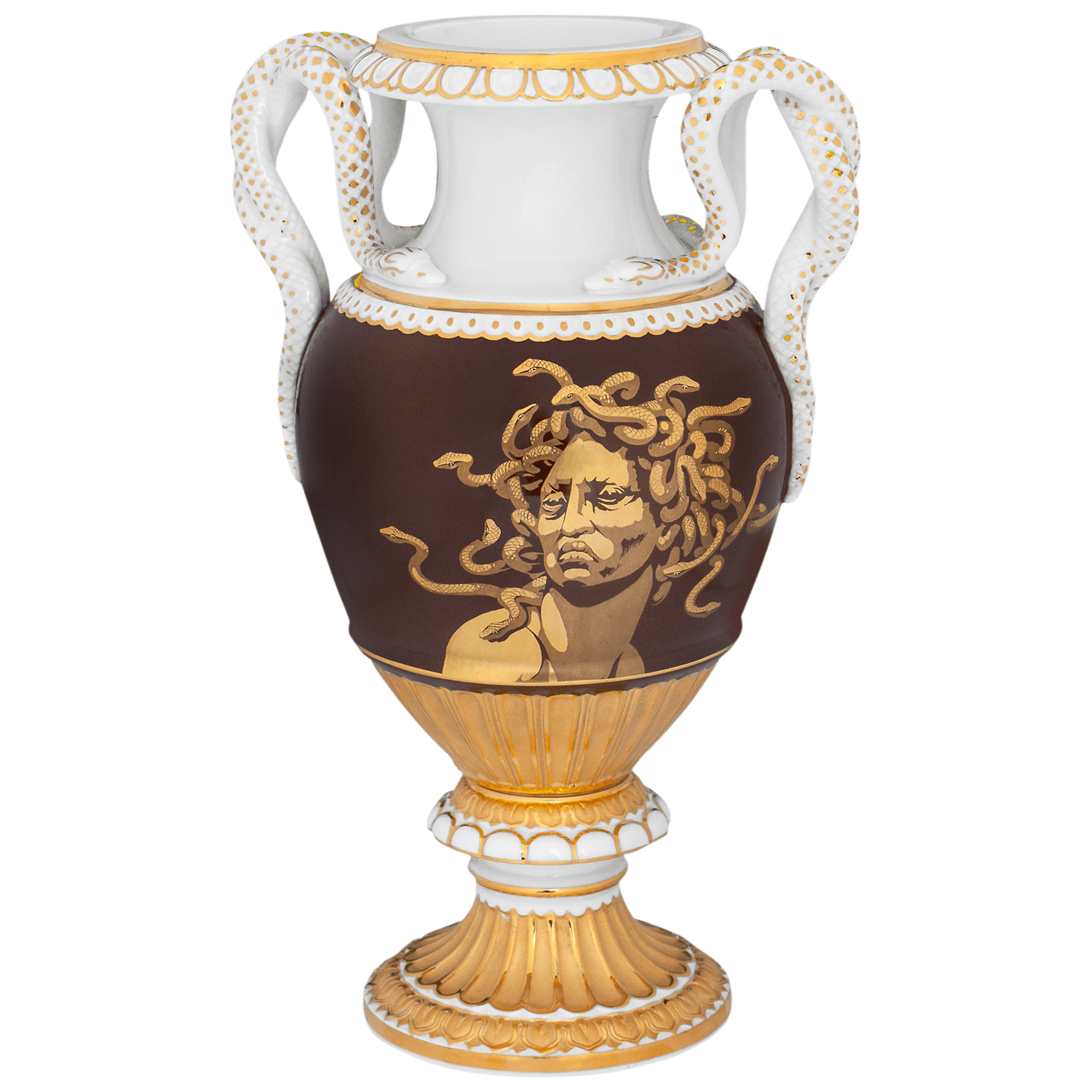 Vase, Medusa, H 23 cm | Meissen Vasen Kollektion 59a074 - 50m47 - Meissen Weimar